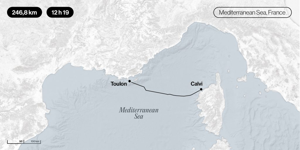 Erwan Jauffroy successfully completes his Foil Crossing Challenge